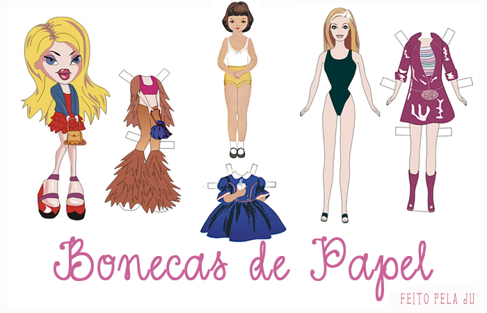 Roupas - boneca de papel 3 - Bonecas de papel