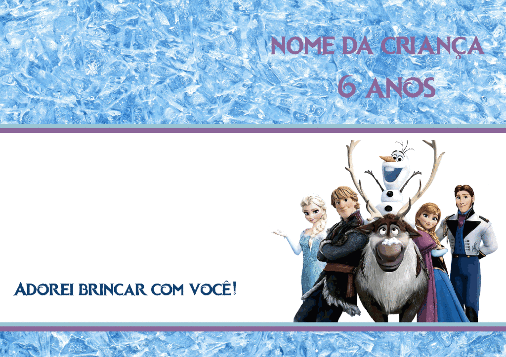 Livro de Atividades da Frozen