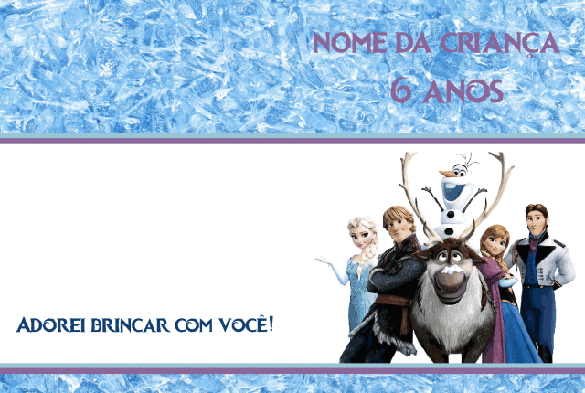 Lembrancinha de aniversário da Frozen capa