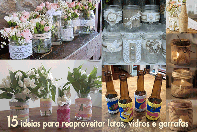 15 ideias de reciclagem