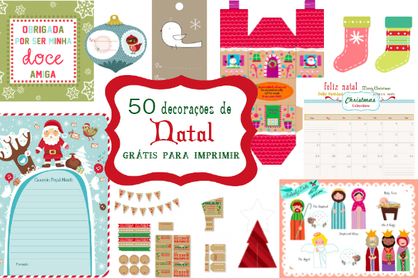 50 templates grátis para decorar sua festa de Natal